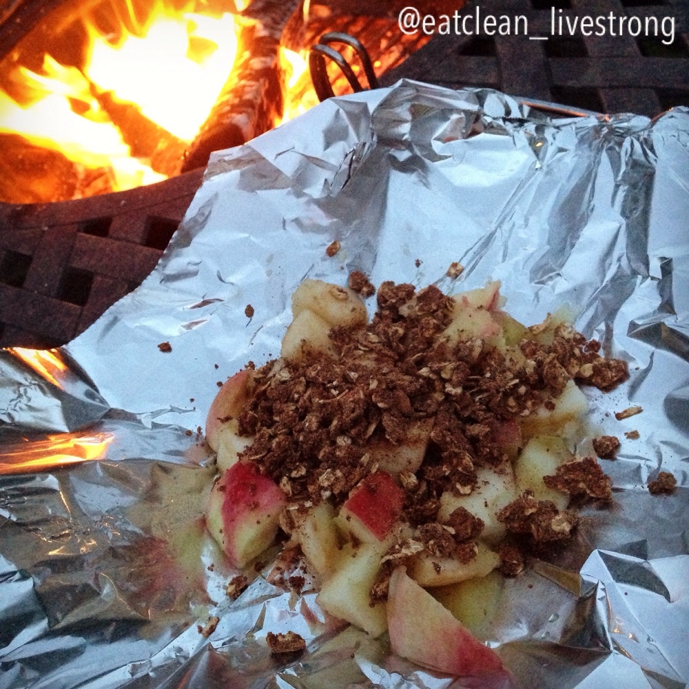 Ripped Recipes - Fire Pit Apple Crisp