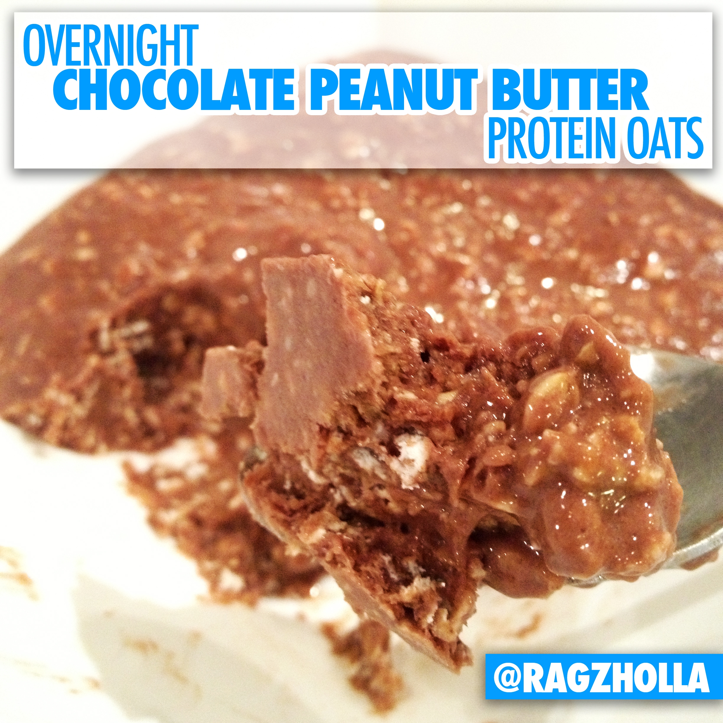 Ripped Recipes - Overnight Chocolate Peanut Butter Protein Oats