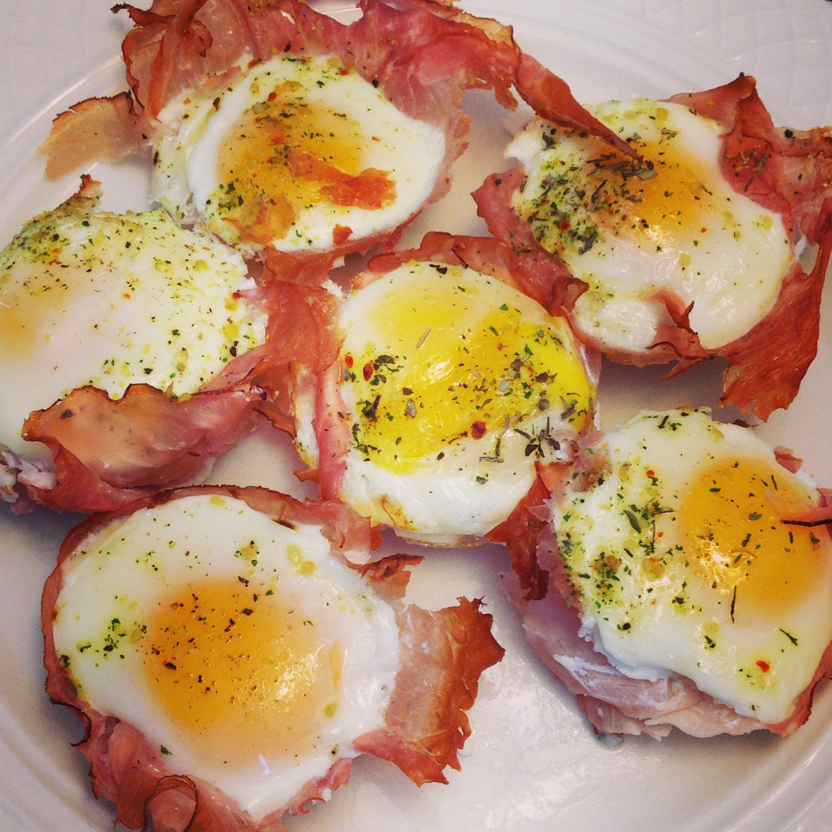 Ripped Recipes - Egg &amp; Ham Breakfast Cups