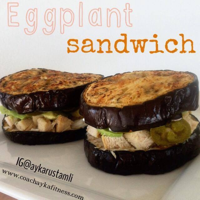 Ripped Recipes - Eggplant Sandwich