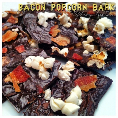 Bacon Popcorn Bark