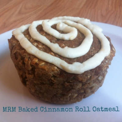 Baked Cinnamon Roll Oatmeal