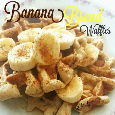 Banana Bread Waffles