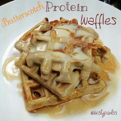 Butterscotch Protein Waffles