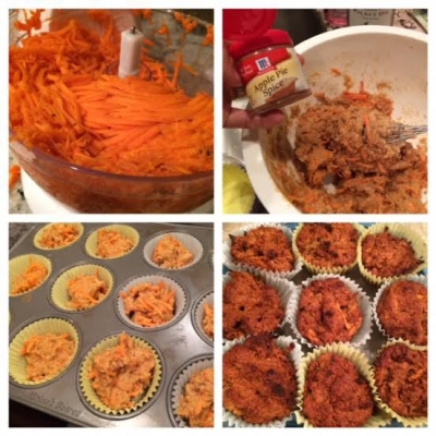 Carrot Flax Muffins