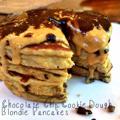 Chocolate Chip Blondie Pancakes