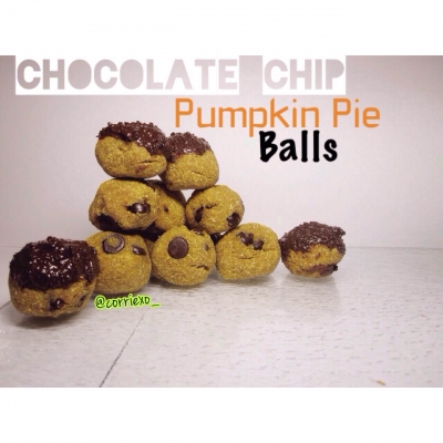 Chocolate Chip Pumpkin Pie Balls 