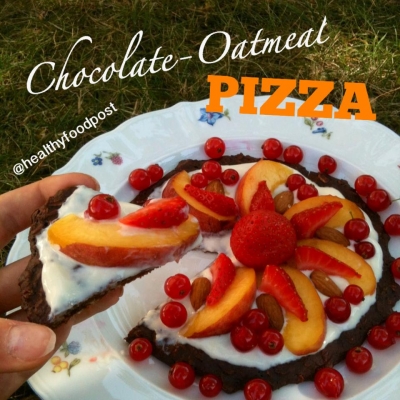 Chocolate Oatmeal Pizza Crust