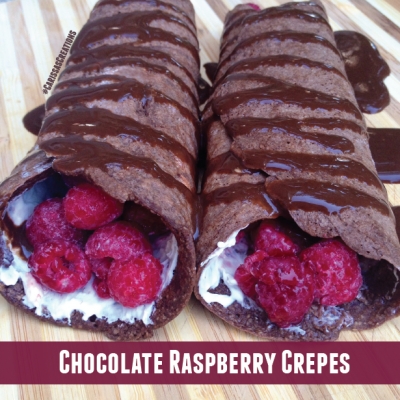Chocolate Raspberry Crepes