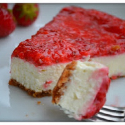 Clean Protein Strawberry Cheesecake