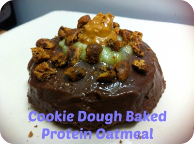 Cookie Dough Baked Protein Oatmeal