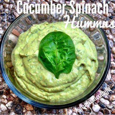 Cucumber Spinach Hummus