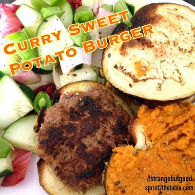 Curry Sweet Potato Burger