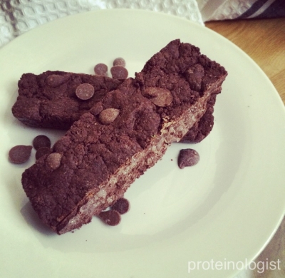 Double Choc Chip Protein Bars