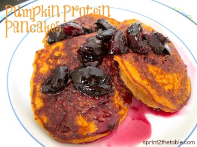 Fall-Spiced Pumpkin Protein Pancakes