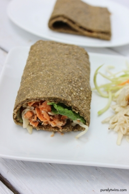 Five Ingredient Protein Chia Seed Wrap