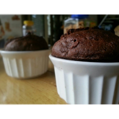 Fluffy Chocolate Muffins