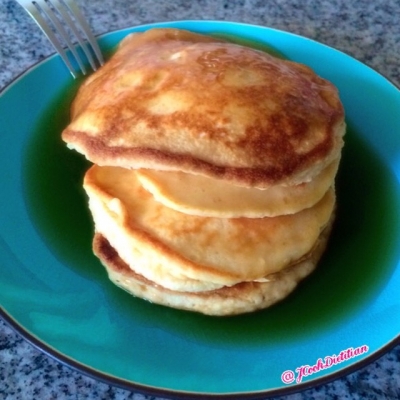 Fluffy Coconut Protein Pancakes
