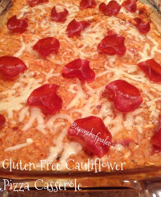 Gluten-Free Cauliflower Pizza Casserole