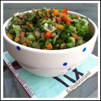 Green Lentil Salad