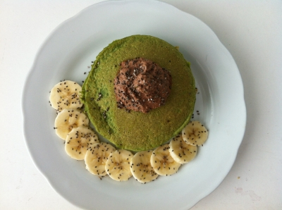 Green Monster Protein Pancakes