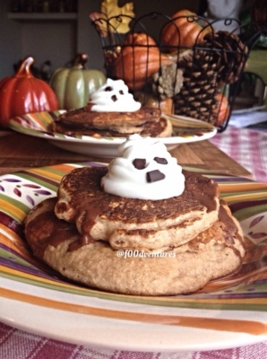 Halloween Ghost Pancakes