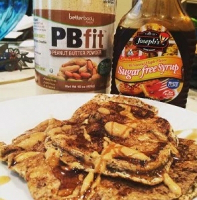 High Fiber, High Protein Pancakes 