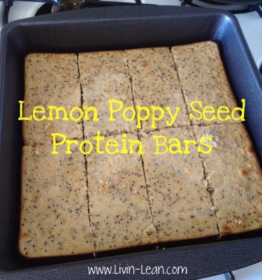 Lemon Poppy Seed Protein Bars