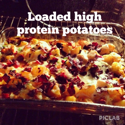 Loaded High Protein Potatoes