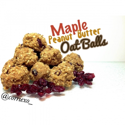Maple Peanut Butter Oat Balls
