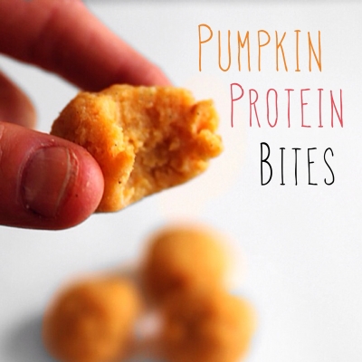 No Bake Pumpkin Pie Protein Bites