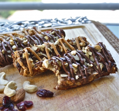 Nut and Berries Protein Bread Bars 