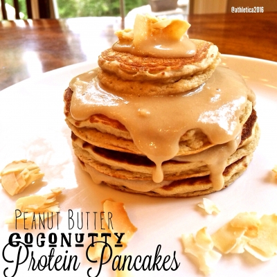 Peanut Butter Coconutty Pancakes