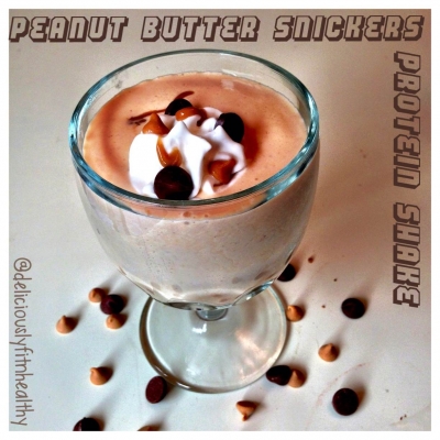 Peanut Butter Snickers Protein Shake