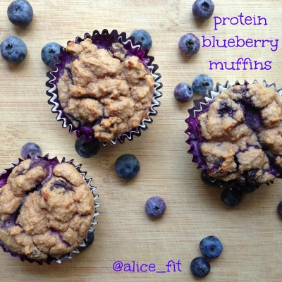 Protein Blueberry Muffins