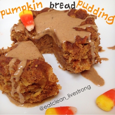 Pumpkin Bread Pudding 