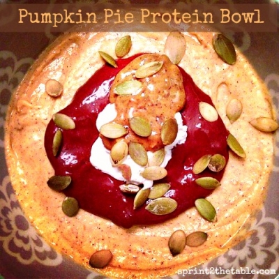 Pumpkin Pie Protein Bowl