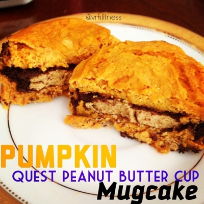 Pumpkin Quest Peanut Butter Cup Mugcake