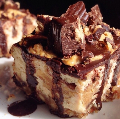Quest Cravings Peanut Butter Cup Cheesecake Squares