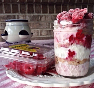 Raspberry Lemonade Layered Cake Trifle 