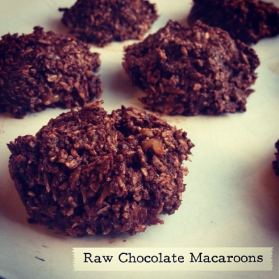Raw Chocolate Macaroons