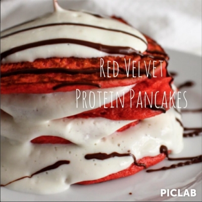 Red Velvet Protein Pancakes