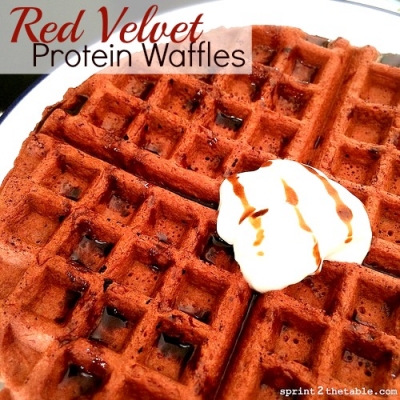 Red Velvet Protein Waffles