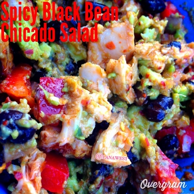Spicy Black Bean Chicado Salad
