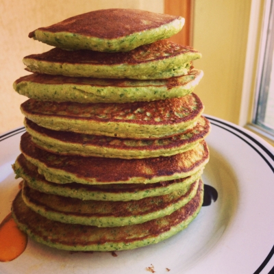 Spinach Protein Pancakes