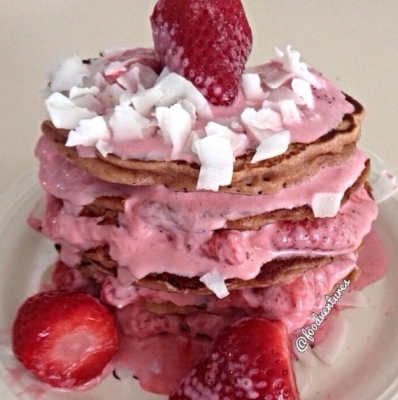 Strawberry Shortcake Pancakes 