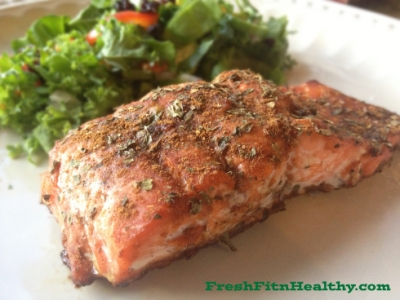 Sweet and Spicy Balsamic Salmon