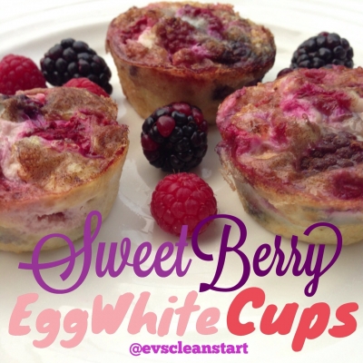Sweet Berry Egg White Cups