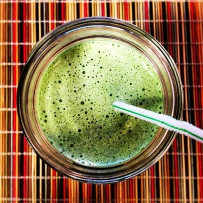 The Green Ginger Monster Protein Smoothie