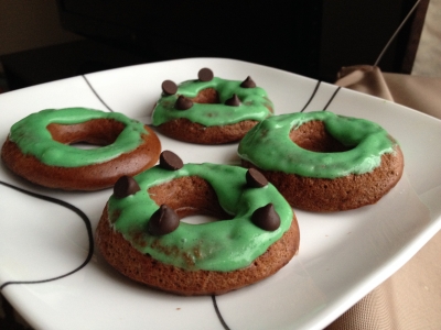 Thin Mint Protein Donuts